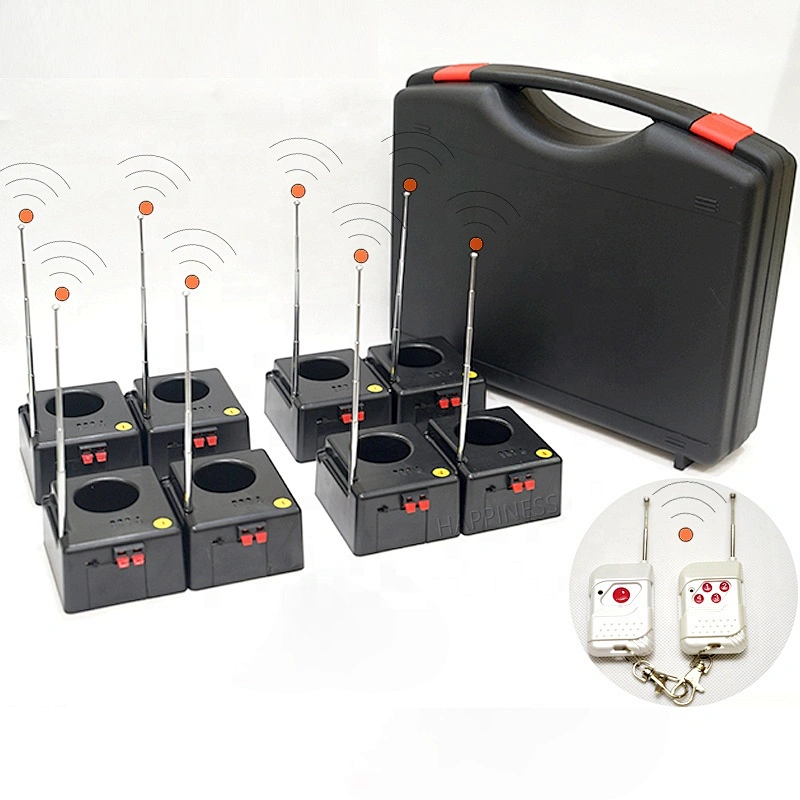 Feu Dartifice A Froid 8 Pcs Cold Pyrotechnics Firing System Fireworks Remote Control Machine For Cold Pyro
