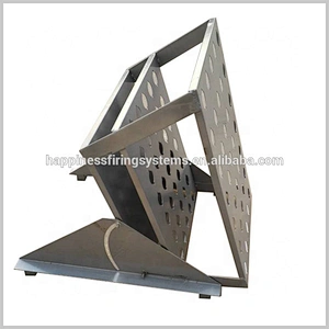 Factory price1.2 (hole diameter40mm) inch 11*11(121) shots roman candle special effect steel fireworks display letter rack