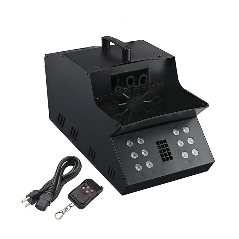 New Arrivals 1500W 3in1 LED Fog Bubble Machine Fogger DMX Remote Control for Music Festival Bar Club
