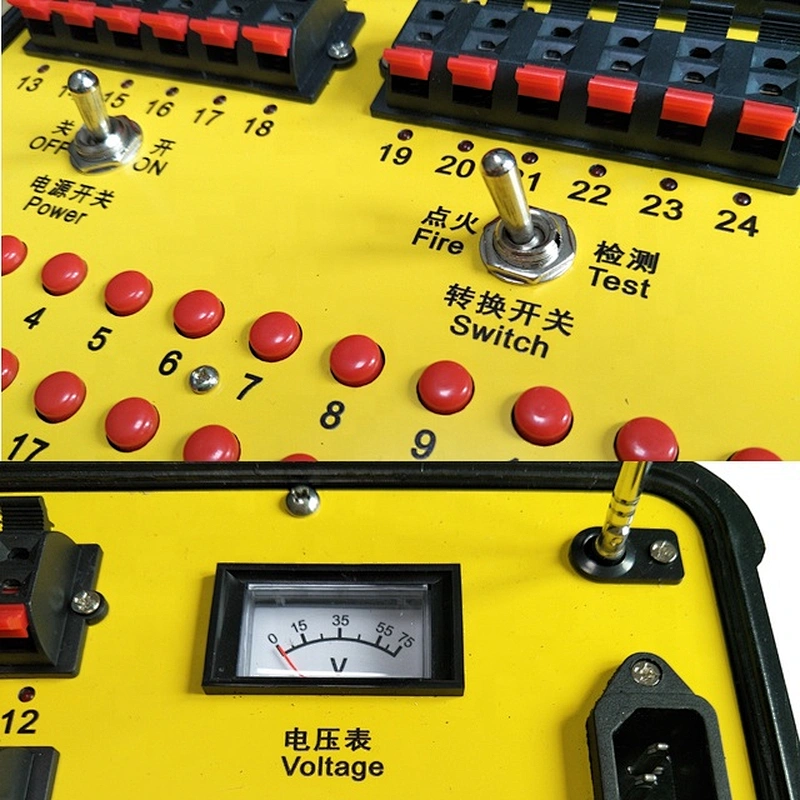 New 24 Cues long distnace safety wireless remote and wired control sequential Pyrotechnic equipment Fireworks Firing System