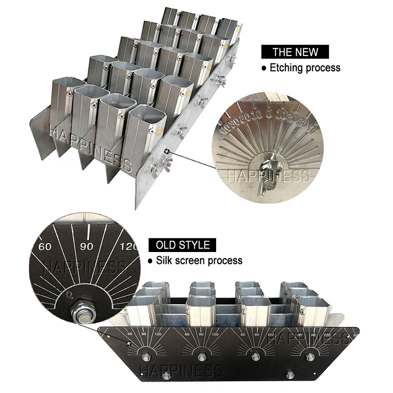 HAPPINESS Factory Price 2 Inch 24 Shots (6*4 shots) Single Shots Aluminium Alloy Mortar Tubes Fireworks Holder Display Rack