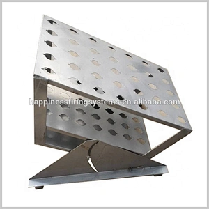 Factory price1.2 (hole diameter40mm) inch 11*11(121) shots roman candle special effect steel fireworks display letter rack