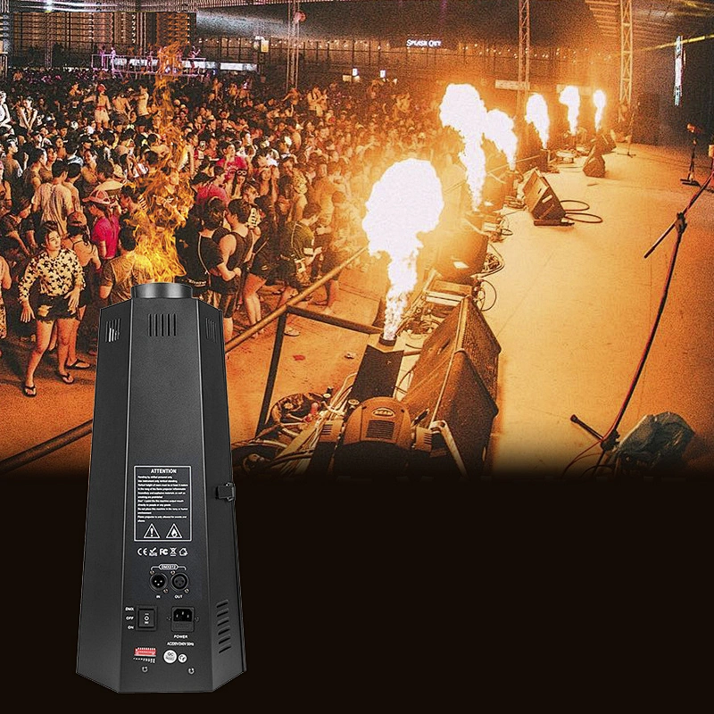 New Arrivals DMX512 200W Flame Machine, Fire Spray Stage Show Effect Projector, DJ Indoor or Outdoor Spray Fire Machine