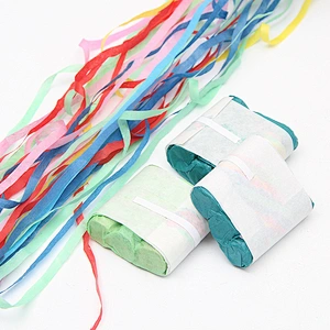 HAPPINESS Flame Retardant OEM 60cm Stage Electric Blue Confetti Cannon for Wedding