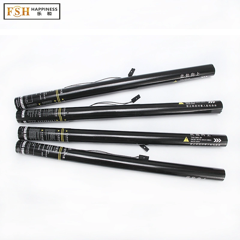 HAPPINESS Electronic fireworks bar atmosphere props, Customization Electric confetti cannon, Electronic salute guns 80cm