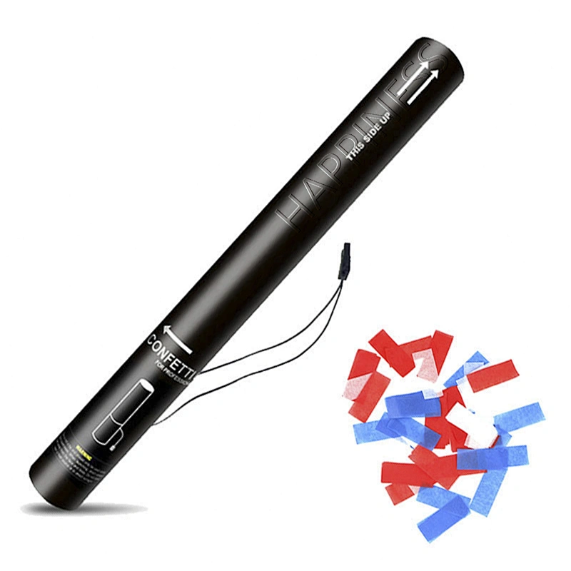 HAPPINESS Electronic fireworks bar atmosphere props, Customization Electric confetti cannon, Electronic salute guns 80cm
