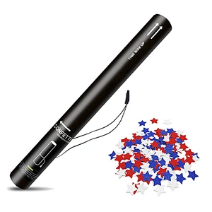 Konfetti DMX Control 80cm Electric Confetti Cannon Electric Party Popper for Night Club Wedding Decoration