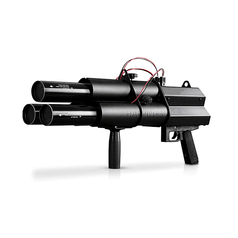 HAPPINESS Flame Retardant OEM 60cm Stage Electric Blue Confetti Cannon for Wedding