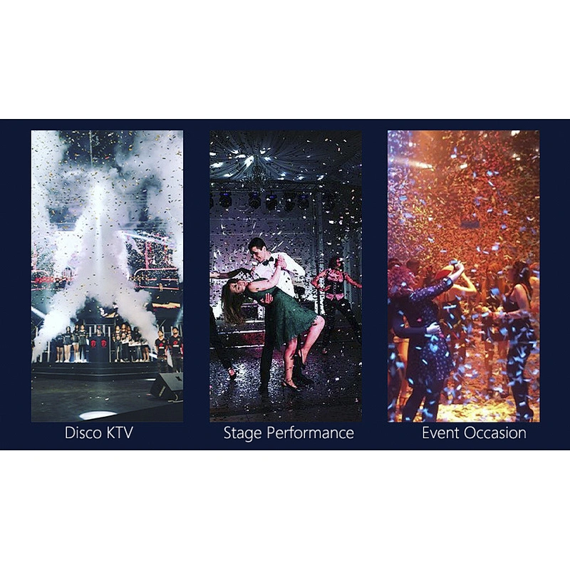 Stage Special Effect DJ Confetti Cannon Electric LED Confetti Machine For Wedding Event Disco Mobili Decorations Party