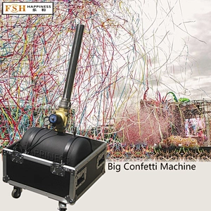 Concert Stage Equipment, Compressed Air Confetti Machine With Flight Case, 2 Inch Confetti Streamer Launchers