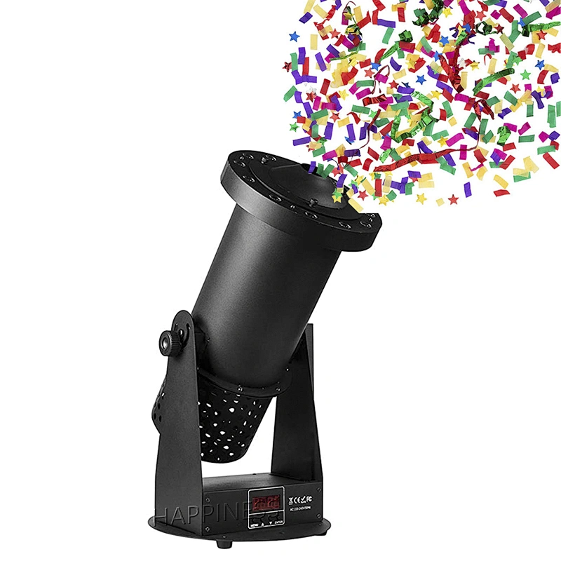 Stage Special Effect DJ Confetti Cannon Electric LED Confetti Machine For Wedding Event Disco Mobili Decorations Party