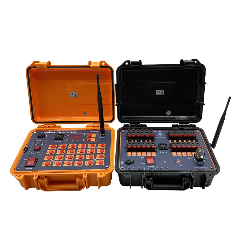 Liuyang Happiness CE passed 200M wire and remote control 24 cues Sequential pyrotechnic fireworks firing system