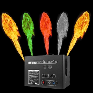 DMX512 Five Heads Flame Thrower Stage Show Effect Flame Lighting DMX Fire Machine Launcher For Outdoor DJ Stage Effect Show
