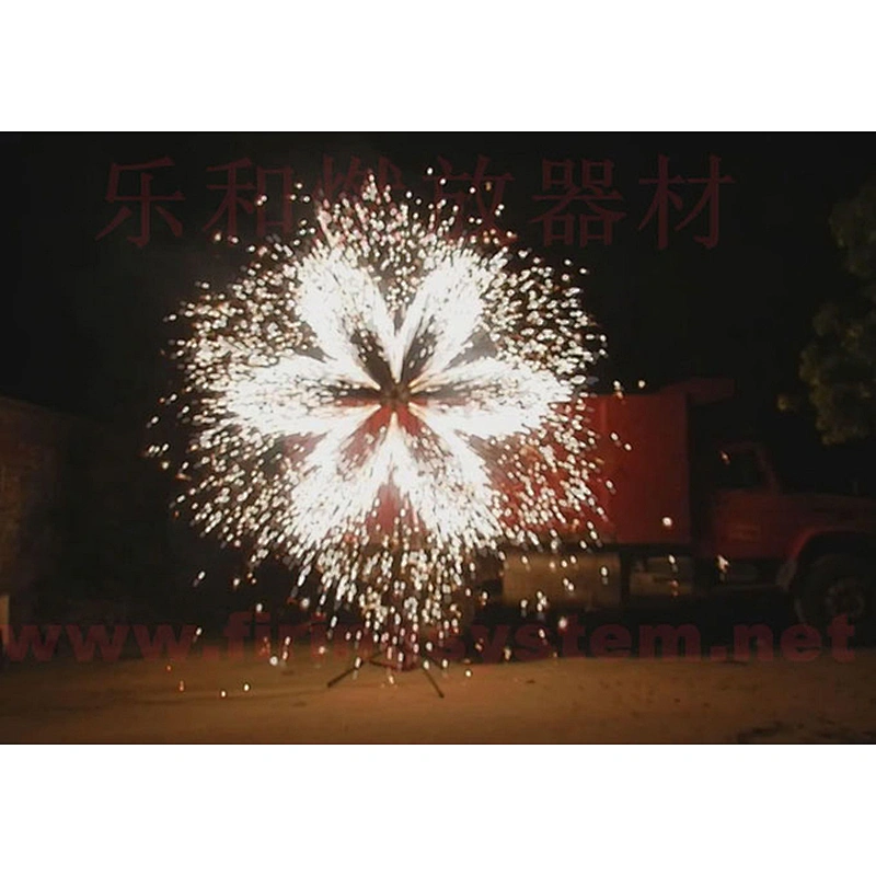 System Firing Fireworks Happiness Hot Sale Remote Control Double Wheels Stage Cold Fountains Machine For Parties Wedding