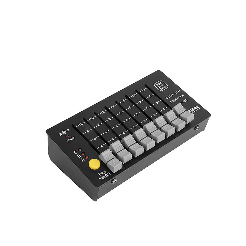 High Quality Simple Control Stage Equipment, Mini Battery 24CHs Wireless Controller, DMX Controller Stage Light Console