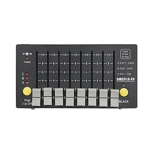 HAPPINESS Battery DMX Console 24 Channels Mini DMX Controller Stage & Lighting DJ Equipment