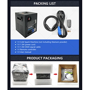 Hot sale stage effects safe cold fireworks sparkle machine dmx control for weddings