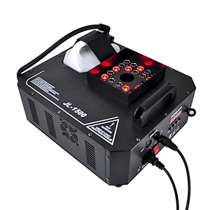 1500W Led Fog Machine 24x3W RGB Color Immediate Stop Upward Fog Jet Club Device DMX Remote Control 9 Channels