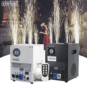 HAPPINESS Wireless Remote Electric 600W DMX Stage Lighting Equipment Cold Spark Machine Fountain Fireworks for Wedding Arch
