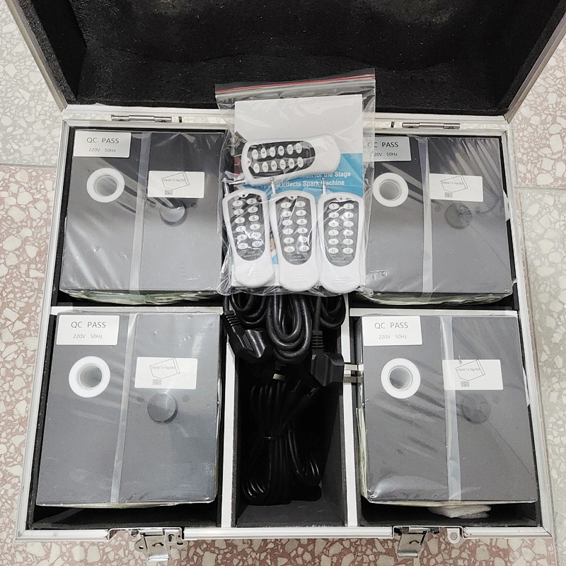 HAPPINESS Wireless Remote Electric 600W DMX Stage Lighting Equipment Cold Spark Machine Fountain Fireworks for Wedding Arch