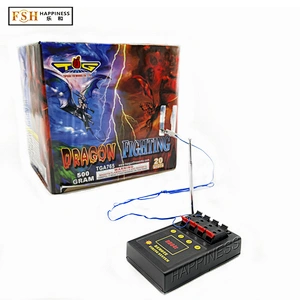 HAPPINESS 100~150M Wireless Remote Control Fireworks Firing System DB04r 4 Cue with 20pcs 1M Talon Igniter