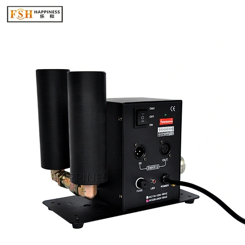 Double Tube CO2 Jet Machine 200W Double Pipe CO2 Club Fog Cannon Stage Magic Effects Smoke Machine DMX512 Control