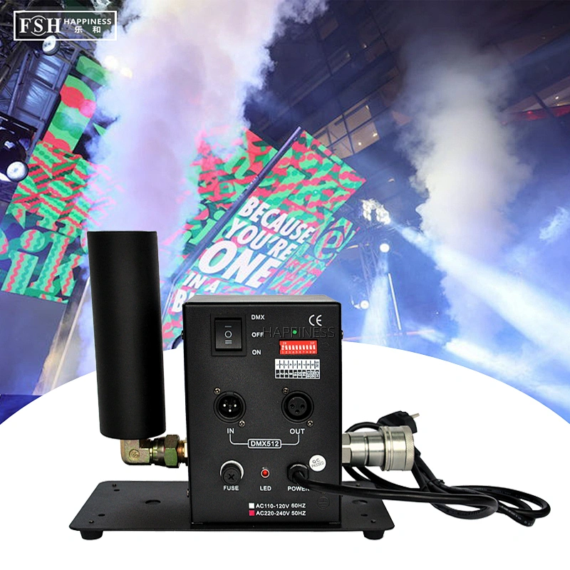 HAPPINESS Maquina de chrro with 200W Gas Hose Co2 Jet DMX Machine Control for DJ Disco Club Party Co2 Jet Machine