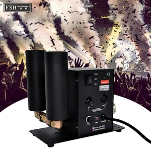 Double Tube CO2 Jet Machine 200W Double Pipe CO2 Club Fog Cannon Stage Magic Effects Smoke Machine DMX512 Control