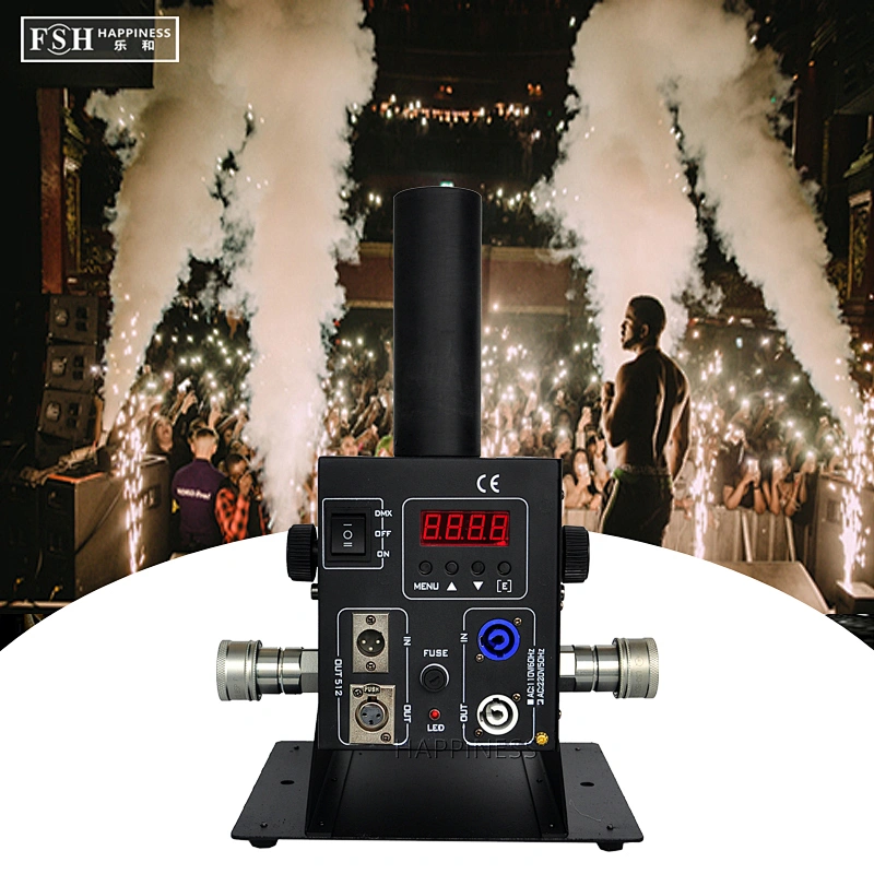 LED Co2 Jet Machine Smoke Bar Performance Stage Lighting Special Effect Equipment CO2 Nightclub Wedding Fog Professional Machine