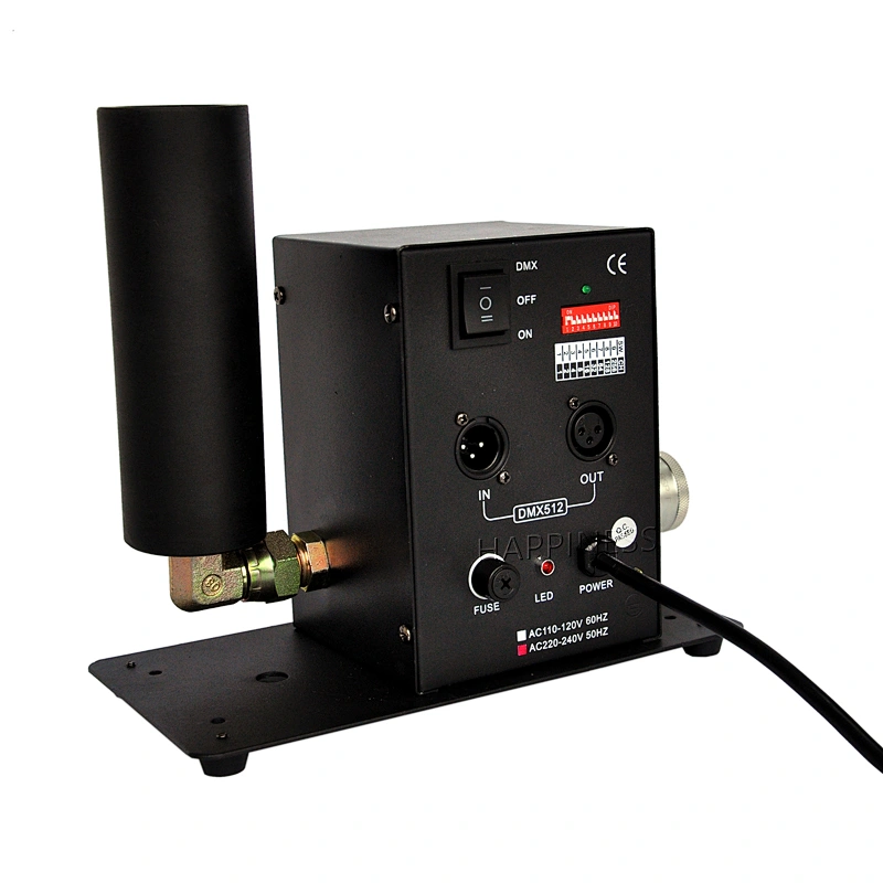 HAPPINESS Maquina de chrro with 200W Gas Hose Co2 Jet DMX Machine Control for DJ Disco Club Party Co2 Jet Machine