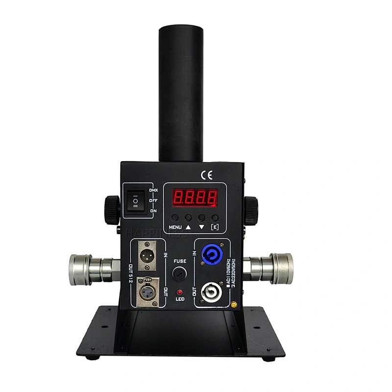 HAPPINESS CO2 Nightclub Bar Atmosphere Machine, Colorful Stage Smoke Machine, Wedding Jet LED Fog Cryo Jet Machine