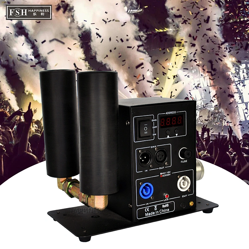 Party Dj 200W Smoke Event Nightclub Bar Dmx Control Cannon Super Stage Effect Disco Cryo Double Co2 Jet Machine