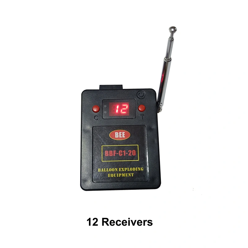 12 Cue  Remote Control Balloon Bursting Exploding System for Wedding Party Big Event