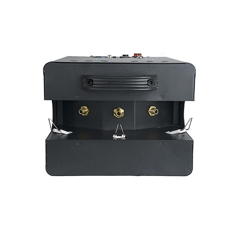 3 Head 180W Electric Flame Machine DMX Stage Fire Machine & Projector For Stage Wedding Party
