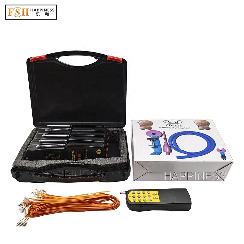 Remote Control Exploding Balloons Kit Balloon Blaster Machine With Ci9 and Balloon Suffing Machine For Bride Wedding Decorations