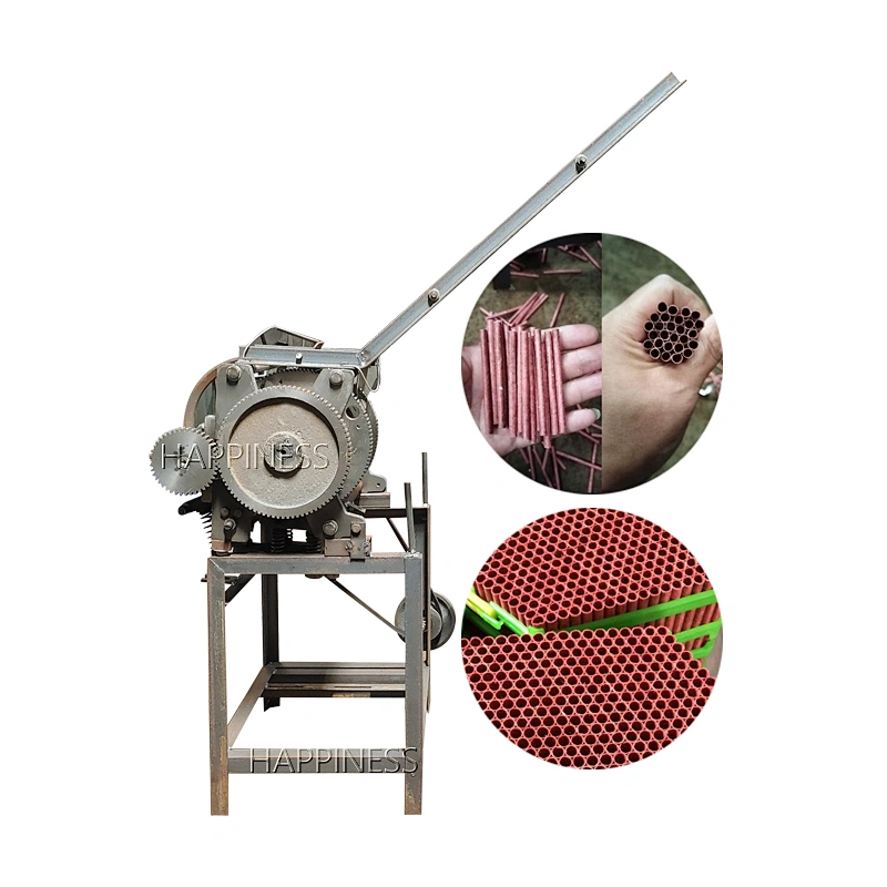 Happiness Firewroks Chinese Red Colored Single Firecrackers Paper Tube Making Machine For Firework