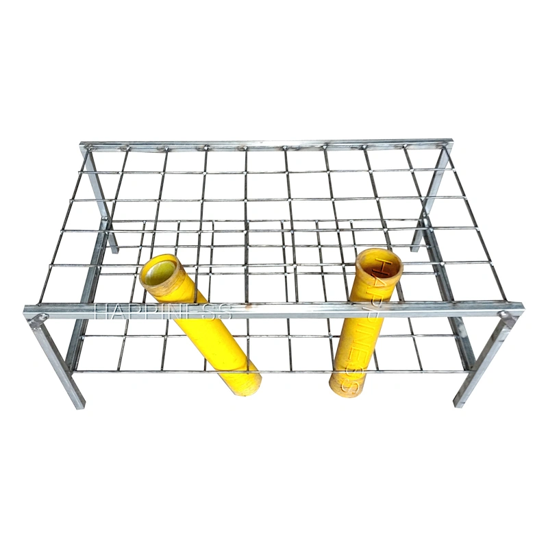 HAPPINESS 3 Inch 45 Shot Iiron Collapsible Folding Fireworks Mortar Shells Racks