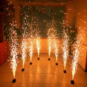 HAPPINESS Fontana Pirotecnica 2 Cue Remote Cold Spark Pyro Fountain Fireworks Machine