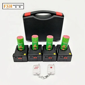 Happiness factory price stage fire effects 4cues cold fountain fireworks firing system for wedding celebration