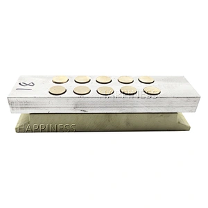 Fireworks Pyrotechnic tools Making Star Plate 18mm 10 Holes Aluminum Plate With Brass Pine