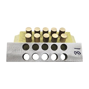 Fireworks Pyrotechnic tools Making Star Plate 18mm 10 Holes Aluminum Plate With Brass Pine