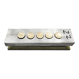Fireworks Firecrackers Making Star Plate 22mm 5 Holes Aluminum Plate With Brass Pine