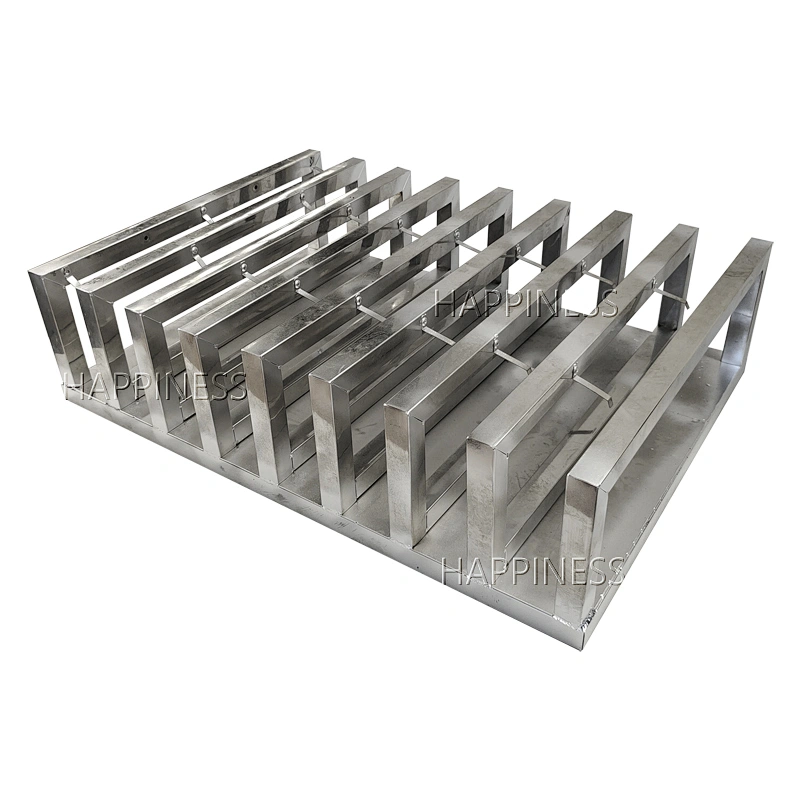 Professional Single Row Stainless Steel Rack 1.5 Inch 13 Shots