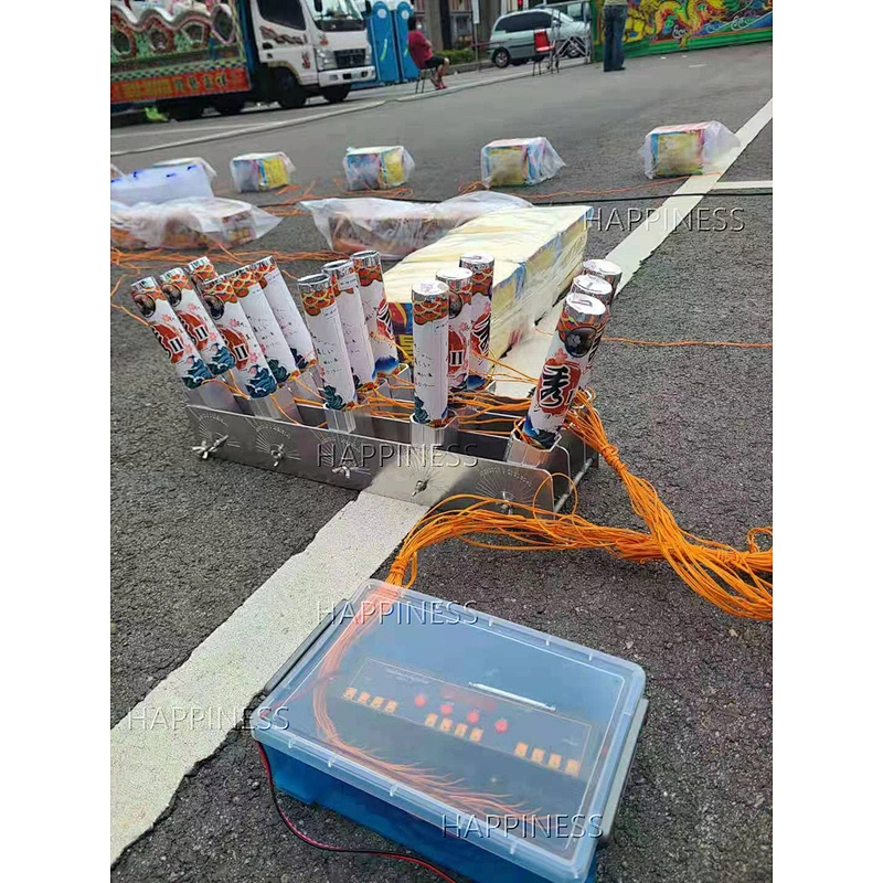 HAPPINESS 12cue Remote Control Fireworks Firing Systems With Programming and Preset Time Party Equipment
