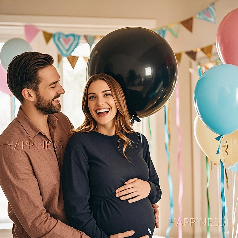 36-inch Thick Colored Balloons Red, Orange, Yellow and White Round Balloons Outdoor Photo Birthday Arrangement Decoration Props