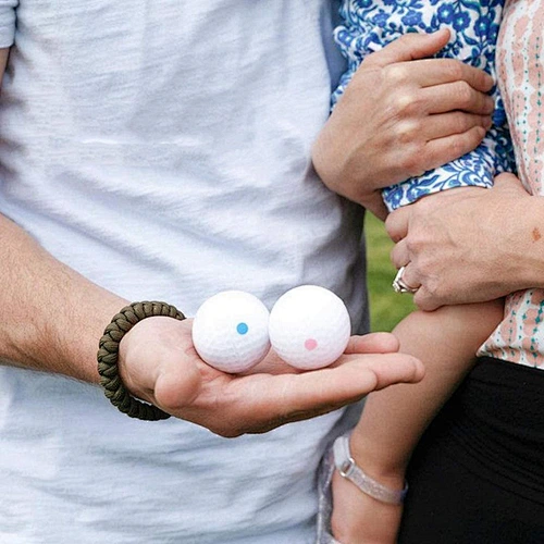Gender Reveal Golf Balls Gender Reveal Party Boy Girl Party Atmosphere Supplies Props