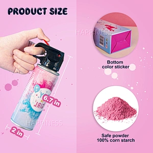 260ml Spray Color Powder Spray Corn Powder Gender Reveal Party Atmosphere Props