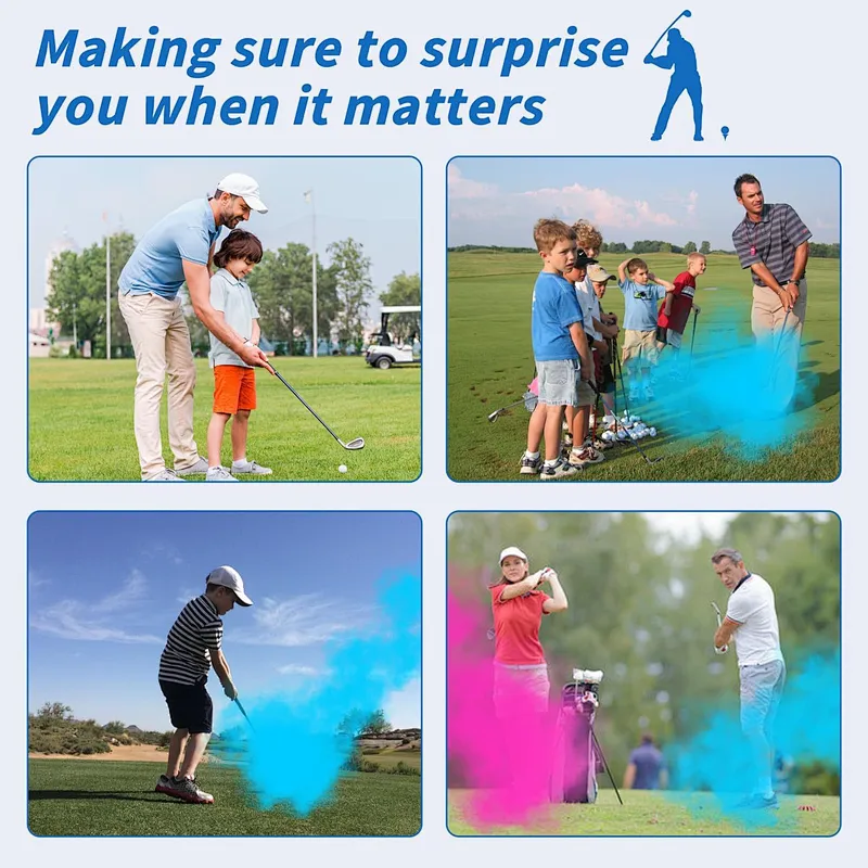 Gender Reveal Golf Balls Gender Reveal Party Boy Girl Party Atmosphere Supplies Props