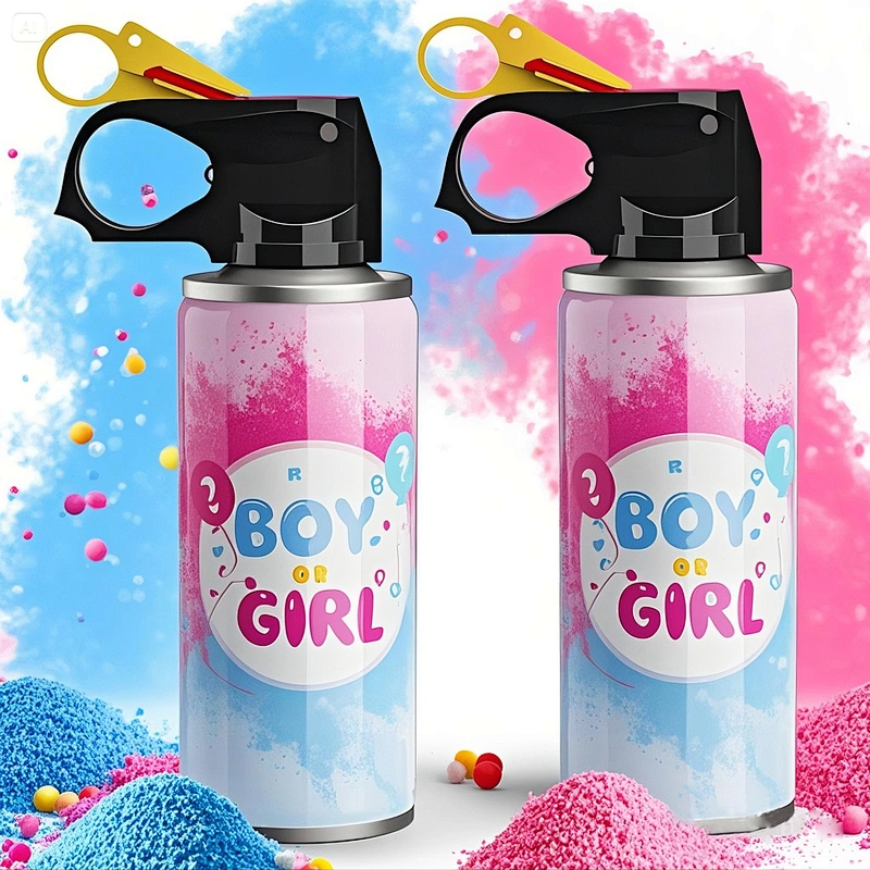 260ml Spray Color Powder Spray Corn Powder Gender Reveal Party Atmosphere Props