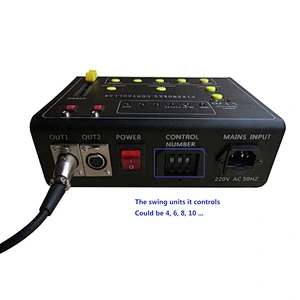 Special Effect Stage Fireworks Fountain Swing System Iron Cold Flame Firing with Wire Control Spark Effect
